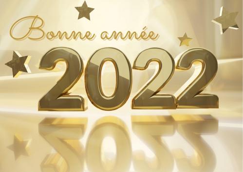 Carte bonne annee 2022
